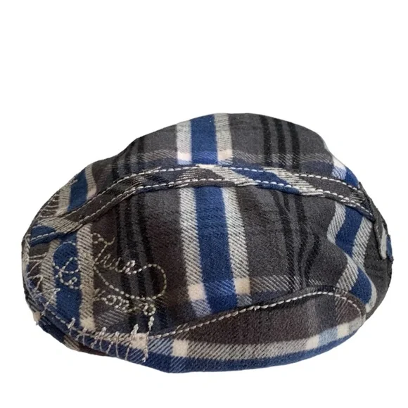 True Religion RARE Vintage Plaid Cap - Picture 5 of 9